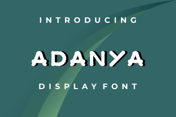 Adanya: A Modern Display Font That Feels Like Home