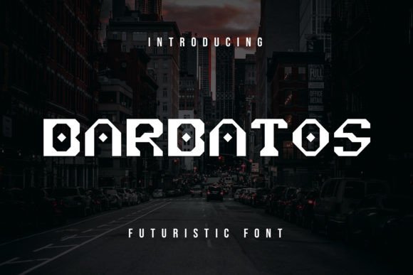 Barbatos: A Futuristic Display Font That Elevates Digital Branding