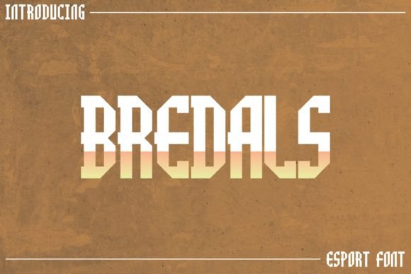 Bredals: A Fresh Display Font for Modern Brand Identity