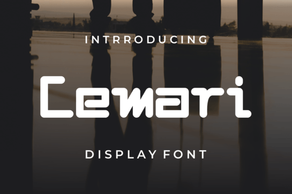 Cemari Display Font for Small Business Branding