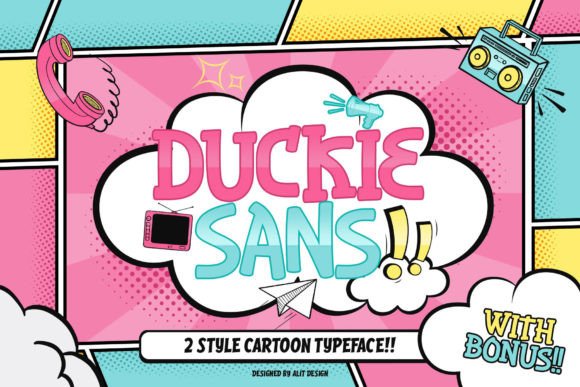 Duckie Sans: A Playful Display Font That Delivers Joy at First Glance