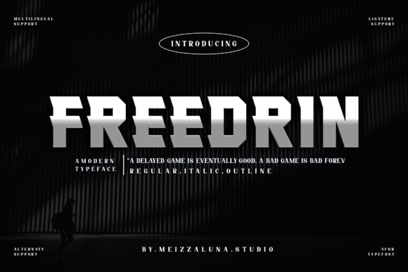 Freedrin: A Display Font That Makes Your Campaigns Instantly Recognizable