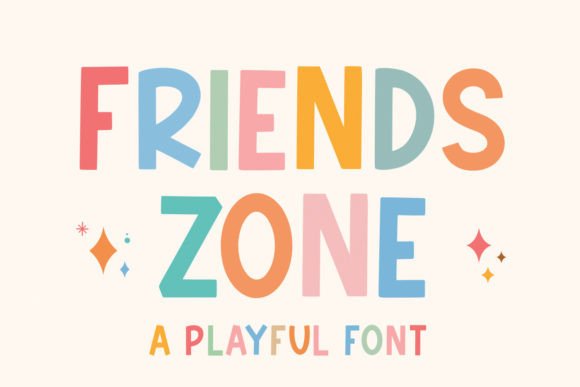 Friendszone: A Playful Display Font That Lifts Editorial Mood