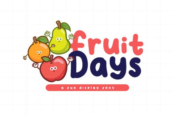 Fruit Days: A Playful Display Font That Makes Campaigns Pop