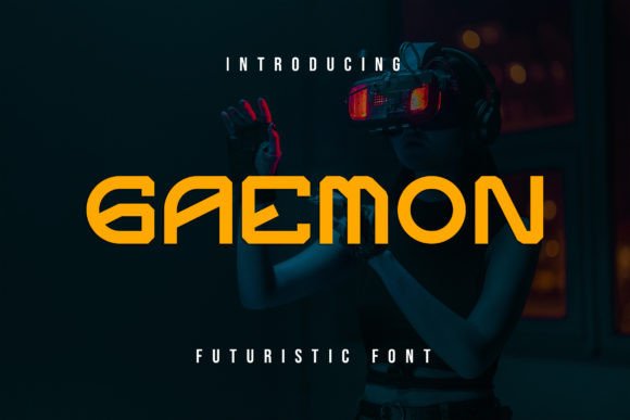 Gaemon: A Futuristic Display Font That Elevates Real Branding Work