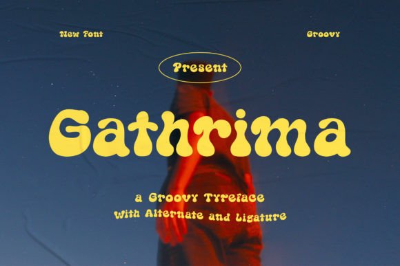 Gathrima: A Playfully Nostalgic Display Font for Handmade Creators