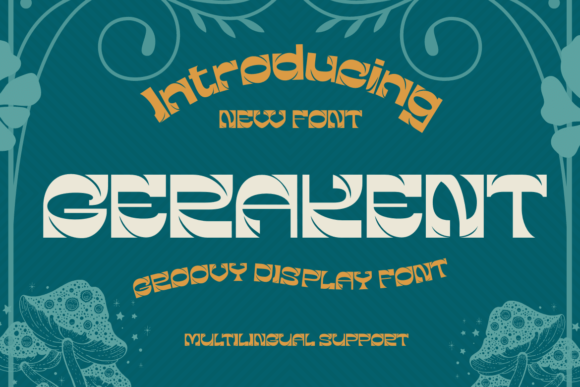 Gerakent: A Retro-Inspired Display Typeface That Elevates Real Small Business Branding