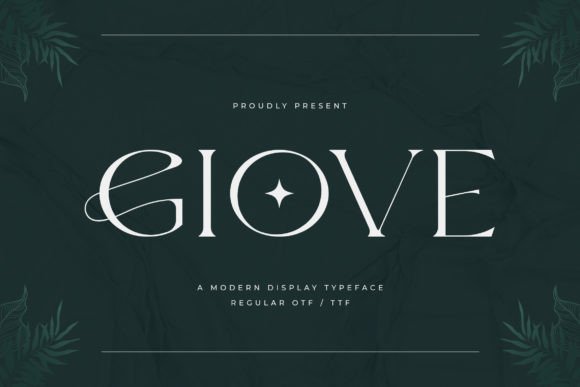 Giove: A Bold, Sculptural Display Font That Commands Attention