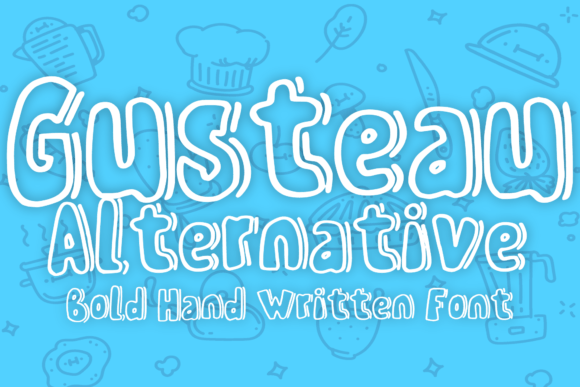 Gusteau Alternative: A Playful Display Font for Digital Brands