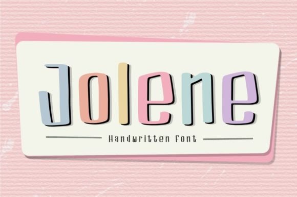 Jolene: A Playful Display Font That Delivers Charm