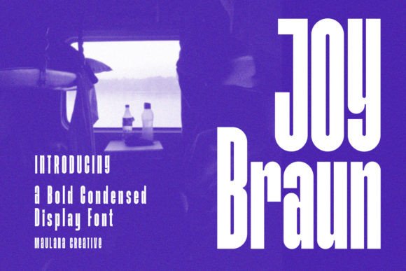 Joy Braun: A Display Font That Earns Its Smile