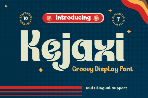 Kejaxi: A Psychedelic Display Typeface with Quiet Confidence