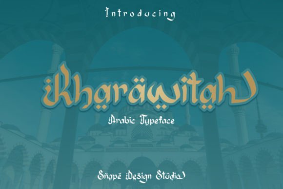 Kharawitah: A Display Font with Quiet Oriental Elegance