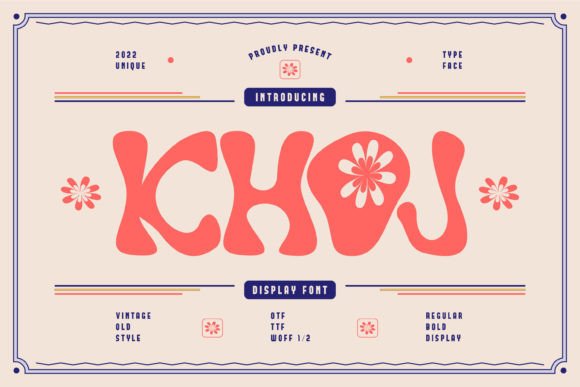 Khoj: A Retro Display Font That Builds Brand Personality
