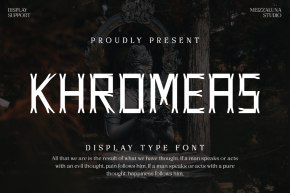 Khromeas: A Display Font That Elevates Digital Branding