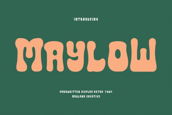 Maylow: A Groovy Display Font for Expressive Web Design