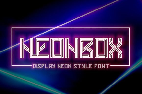 Neonbox: A Display Font That Anchors Modern Editorial Mood