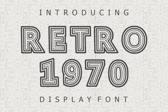Retro 1970: A Bold, Vintage Display Font That Builds Brand Charm