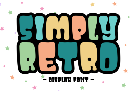 Simply Retro: A Playful Display Font for Real Branding Projects