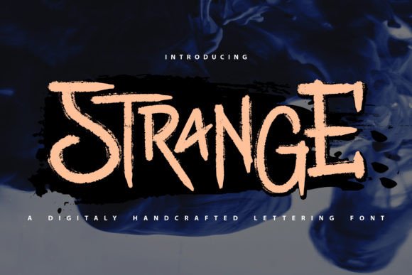 Strange: A Display Font That Adds Instant Character to Your Brand