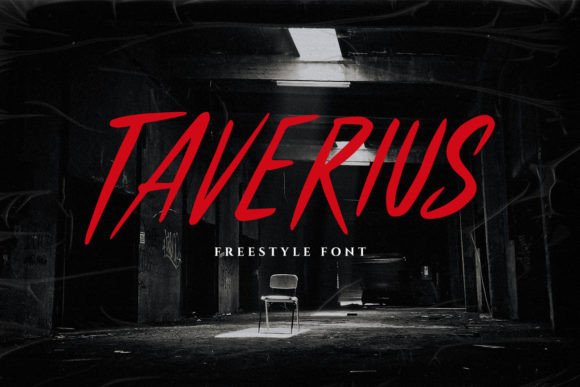 Taverius: A Modern Display Font for Digital Branding