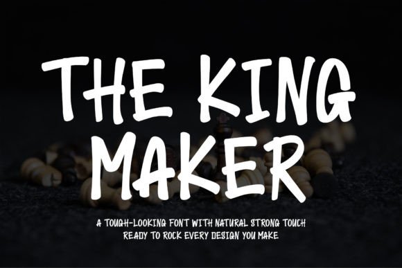 The King Maker: A Display Font That Earns Its Crown