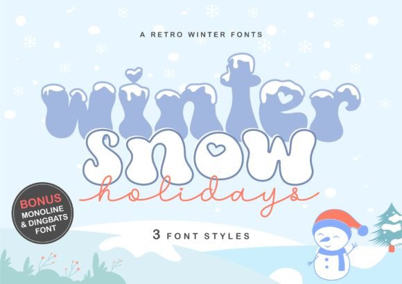 Wintersnow Holidays: A Display Font That Delivers Winter Magic—Not Just Gimmicks